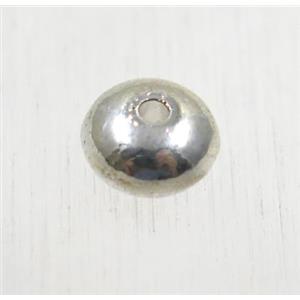 tibetan silver zinc rondelle beads, non-nickel, approx 4.5x7.5mm [ZN64467]