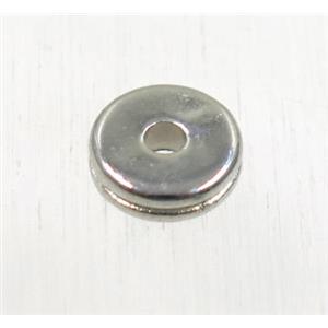 tibetan silver zinc heishi beads, non-nickel, approx 8mm dia [ZN64990]