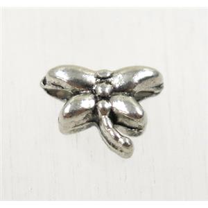 tibetan silver zinc dragonfly beads, non-nickel, approx 6x8.5mm [ZN88]