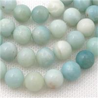 round Amazonite beads blue smooth, approx 6mm dia [GB10098-6MM]