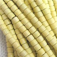 yellow Oxidative Agate heishi beads, approx 10mm [GB11097-10MM]