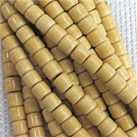 yellow Oxidative Agate heishi beads, approx 10mm [GB11101-10MM]