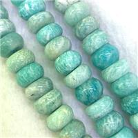 Natural Amazonite stone beads, rondelle, approx 8x10mm [GB11121-6X10MM]
