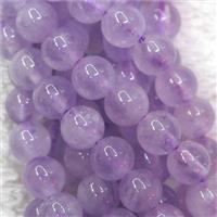 round purple Chalcedony beads, approx 8mm dia [GB11131-8MM]