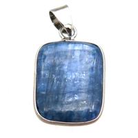 blue Kyanite rectangle pendant, approx 15-18mm [GM13191]