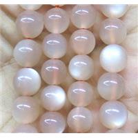 orange moonstone beads, round, AAA-grade, approx 6mm dia [GMLB1895]