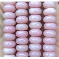 pink Opal Jasper rondelle beads, approx 6x10mm [GMLB2700-6X10MM]