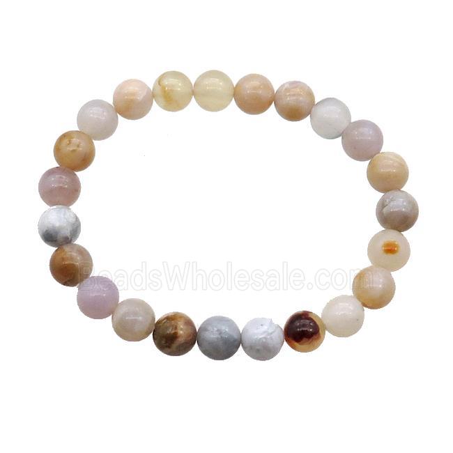 Australian Agate Bracelet Stretchy Round