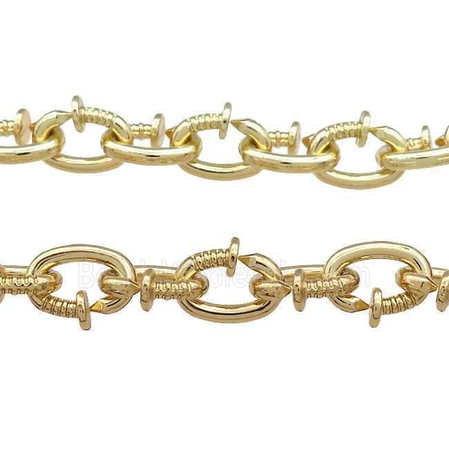 Alloy Chain Gold Plated
