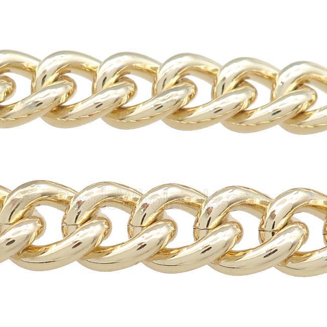 Aluminium Chain Gold Plated