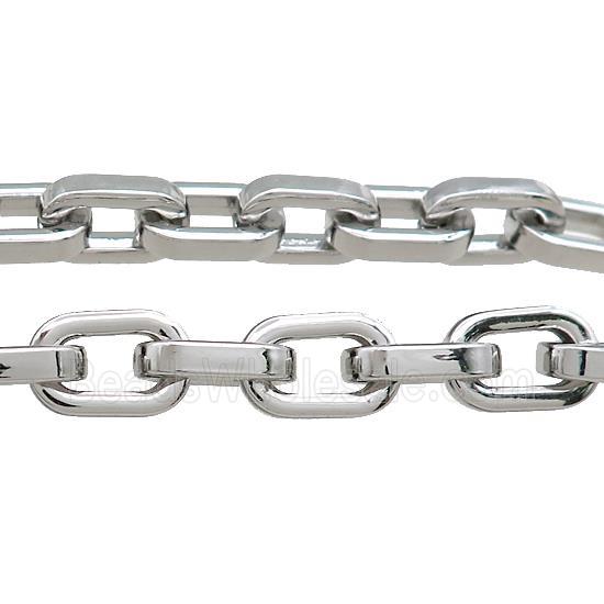 Alloy Chain Platinum Plated