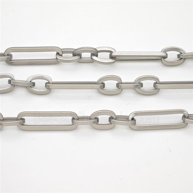 Copper Chain Matte Platinum Plated