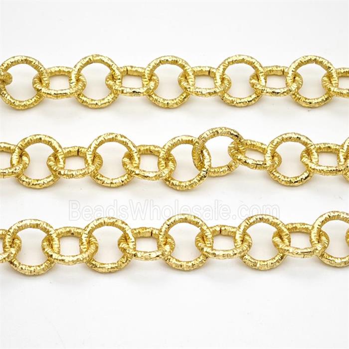 Iron Chain Gold Plated