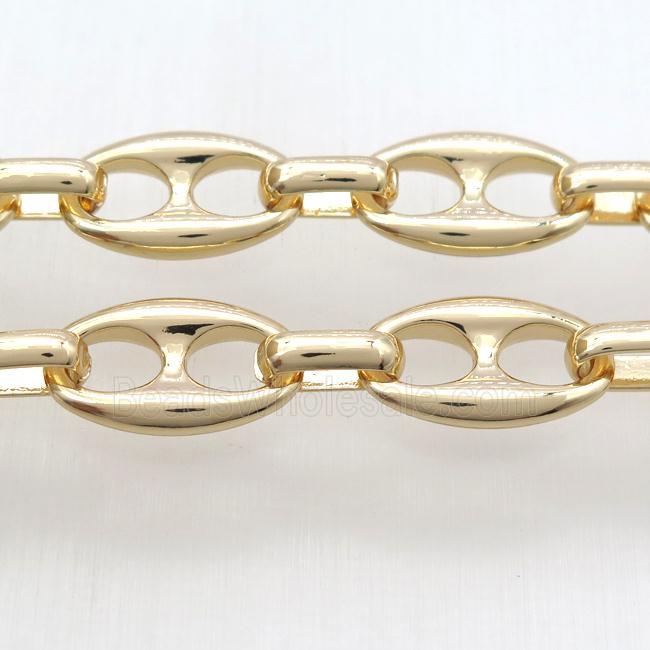 alloy chain, gold plated