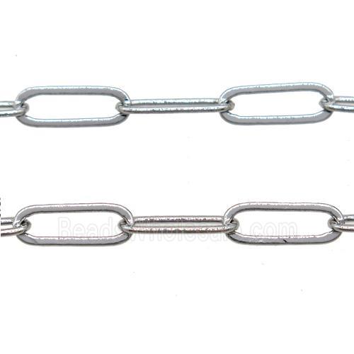 copper chain, platinum plated