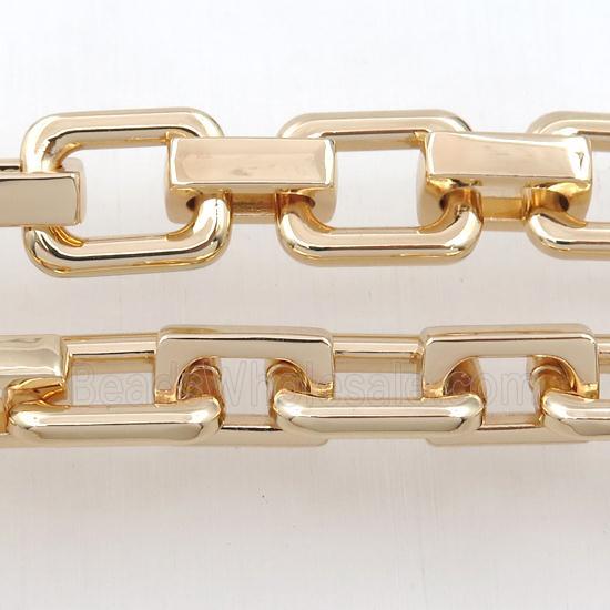 Alloy Chain, lt.gold plated