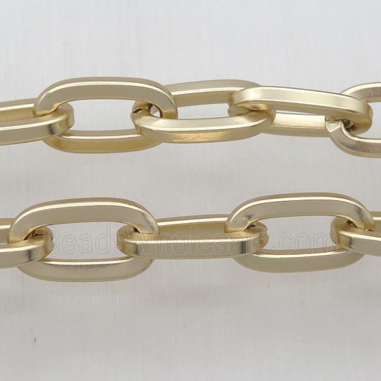 Alloy chain, gold plated