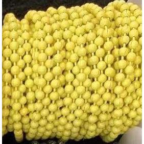 copper ball chain with yellow fireLacquered
