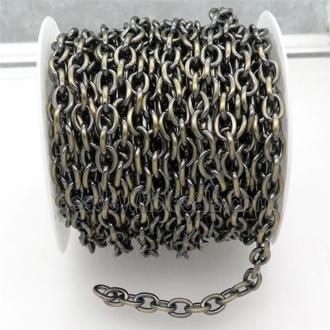 Iron chain, Antique bronze