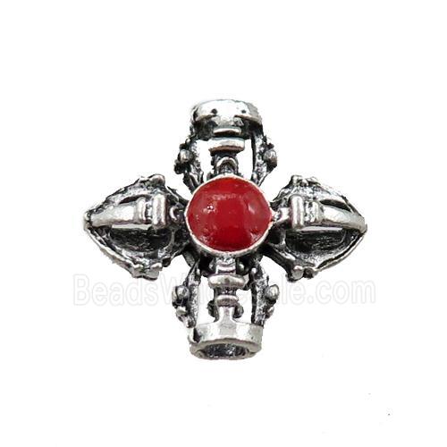 tibetan dorjee charm zinc beads