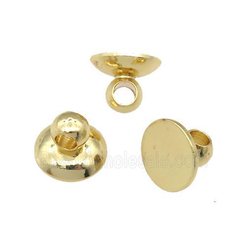 copper bail, unfade, gold plated