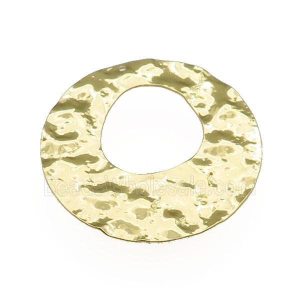 copper GoGo pendant, unfade, gold plated