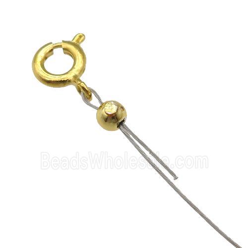 copper BeadStopper, unfade, platinum plated