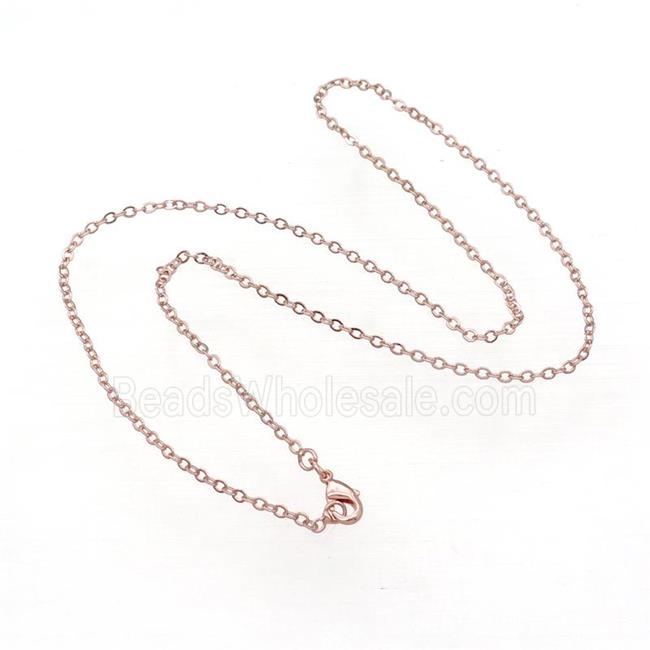 Copper Necklace Chain Unfaded Rose Gold