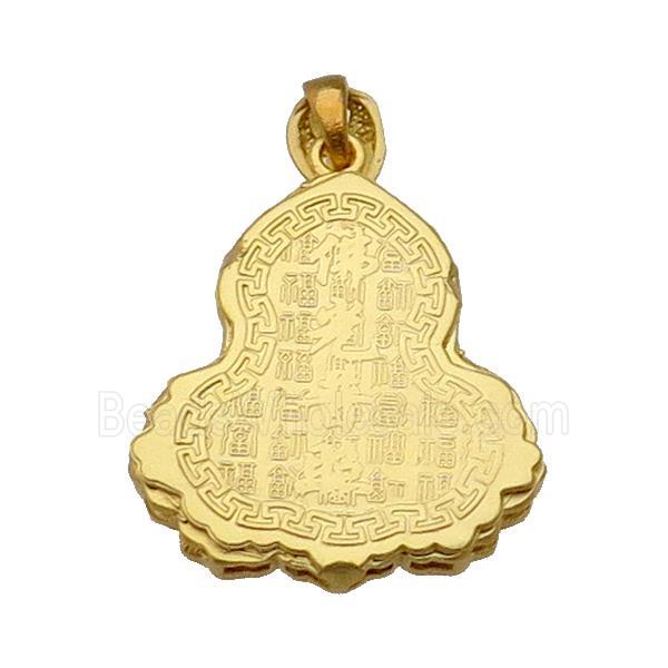 Copper Buddha Pendant Unfaded Duck Gold