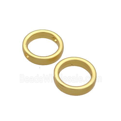 Copper Circle Beads Unfade Gold Plated