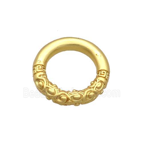 Copper Ring Linker Unfade Gold Plated