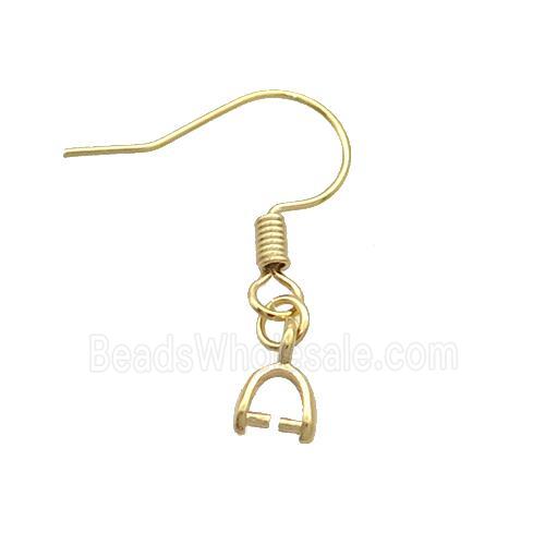 Copper Hook Earring Unfade Gold Plated