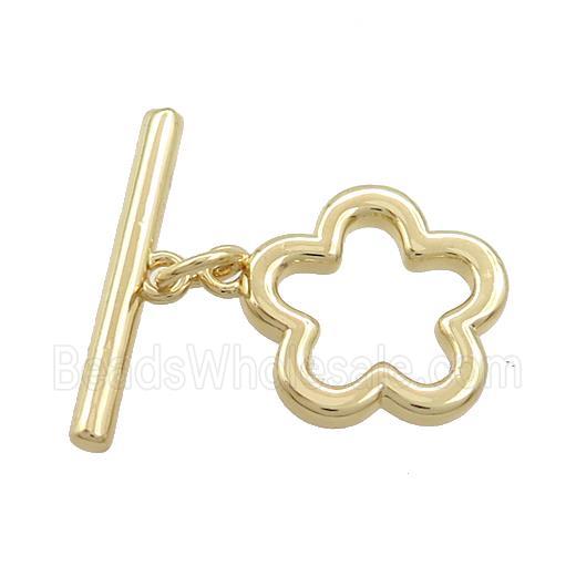 Copper Toggle Clasp Gold Plated
