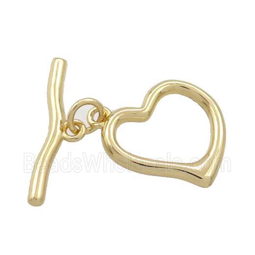 Copper Toggle Clasp Gold Plated