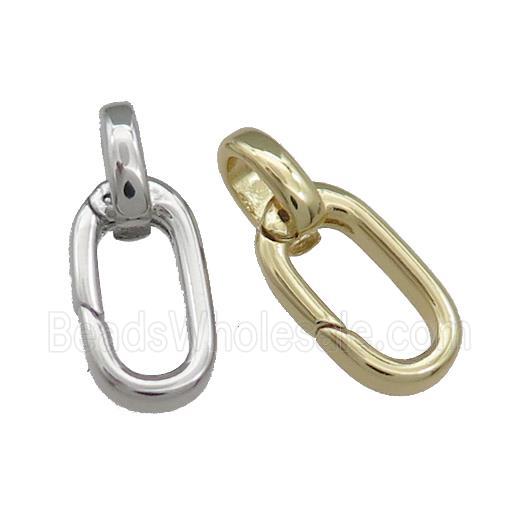 Copper Carabiner Clasp Mixed