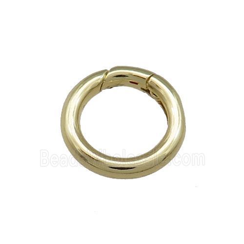 Copper Carabiner Clasp Gold Plated
