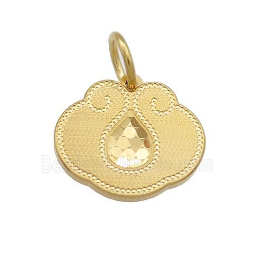 Copper Talisman Pendant Unfade 18K Gold Plated