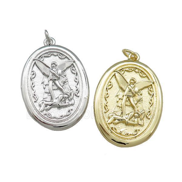 Copper Fairy Pendant Charms Oval Mixed