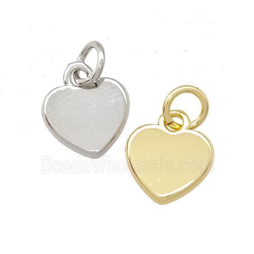 Copper Heart Pendant Mixed