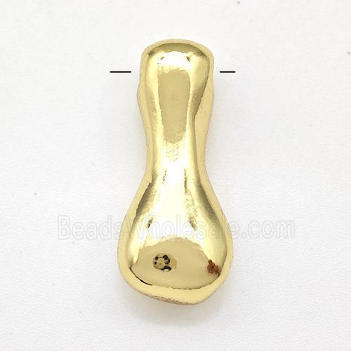 Copper Letter-I Pendant Gold Plated
