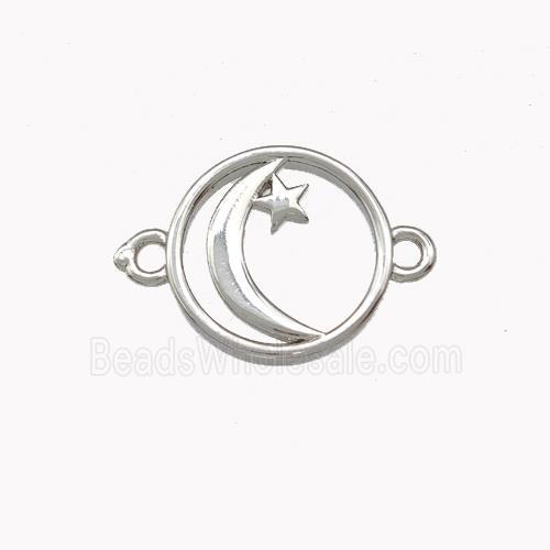 Copper Moon Connector Star Platinum Plated