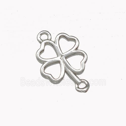 Copper Clover Connector Platinum Plated