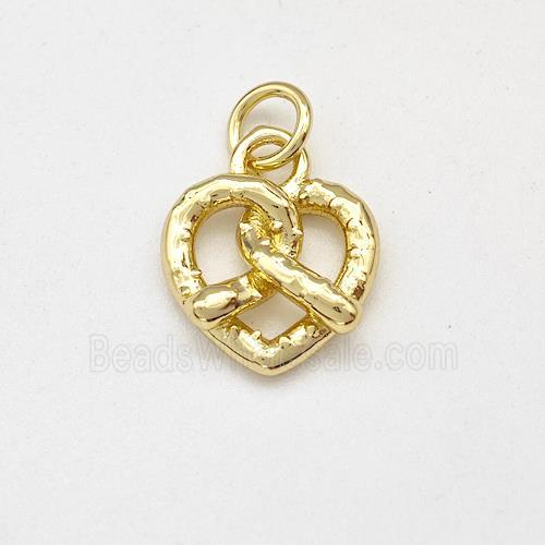 Copper Heart Pendnat Gold Plated
