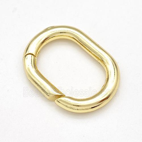 Copper Carabiner Clasp Gold Plated