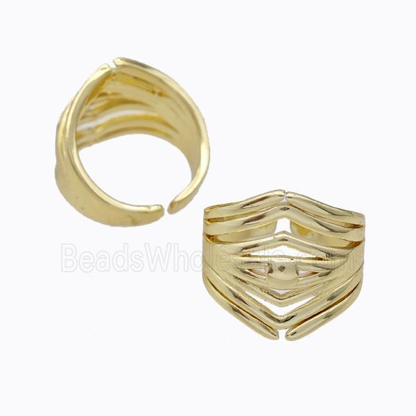 Copper Ring Gold Plated