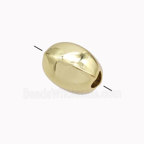 Copper Rice Beads Gold Plated