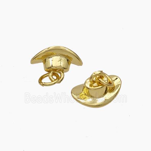 Copper Yuanbao Pendant Gold Plated