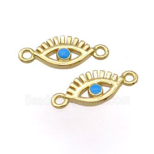 copper eye connector, gold plated