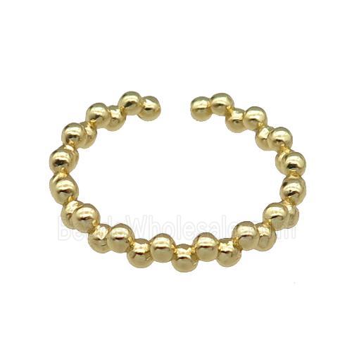 copper Ring gold plated
