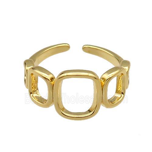 copper Ring gold plated